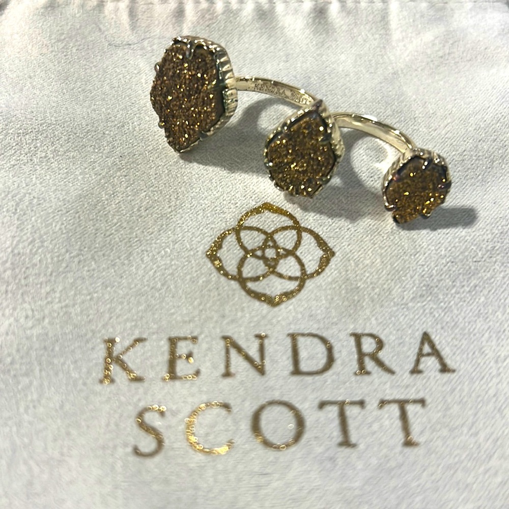 Kendra Scott Naomi Gold Druzy Ring